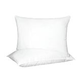 eLuxury Down Alternative Medium Density Solid Pillows, Set of 2