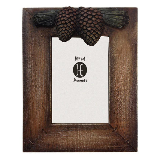 Pine Cone Picture Frame, 8"x10", 4 MOQ