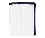 Cotton Dinner Napkins Set of 4 – Piping Trim