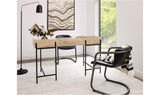 Freeman Dining Chair Onyx Black Leather - Set Of Two