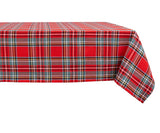 Red Tartan Tablecloth