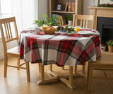 Tartan Plaid Round Tablecloth