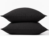 Stonewashed 100% Linen Pillowcases - Set of 2