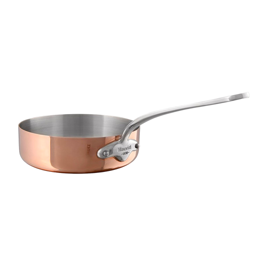 Mauviel M'Heritage M'150 S Copper Saute Pan With Cast Stainless Steel Handle