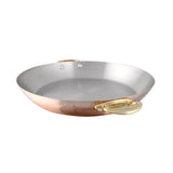 Mauviel M'Heritage M'150 B Copper Round Pan With Brass Handles