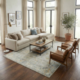 Ahmaud Beige Thick Luxe Area Rug