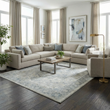 Akshay Light Gray Thick Luxe Area Rug