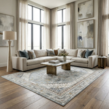 Kouta Gray Blue Area Rug