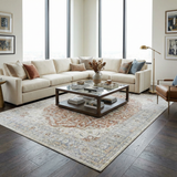 Emke Flat Pile Washable Rug - Clearance