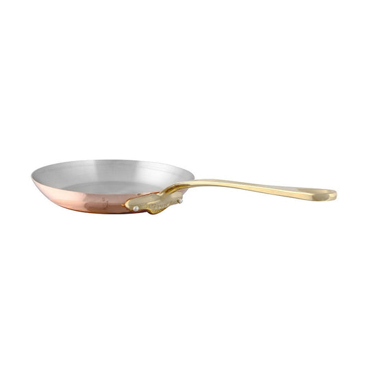 Mauviel M'Heritage M'150 B Copper Frying Pan With Brass Handle