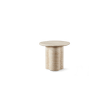 Porto Travertine Round Side Table