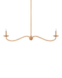 Saxon Linear Tan Chandelier