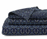 Printed Linen Sheet Set – 100% Linen Bedding