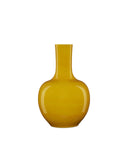 Imperial Yellow Long Neck Vase