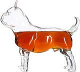 French Bull Dog - Pug Animal Whiskey and Wine Decanter - 500ml