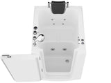 ANZZI Coupe Series 32 in. x 38 in. Swinging Door Walk-In Whirlpool Tub in White