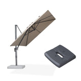 PURPLE LEAF UV Resistant Patio Umbrella Affordable Outdoor Umbrella with Base