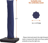 PURPLE LEAF Cantilever Umbrella Cover with Zipper Out Door Umbrella Patio Umbrella Cover