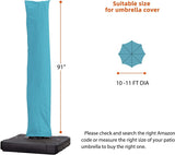 PURPLE LEAF Cantilever Umbrella Cover with Zipper Out Door Umbrella Patio Umbrella Cover