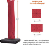 PURPLE LEAF Cantilever Umbrella Cover with Zipper Out Door Umbrella Patio Umbrella Cover