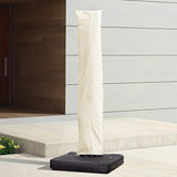 PURPLE LEAF Cantilever Umbrella Cover with Zipper Out Door Umbrella Patio Umbrella Cover