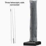 PURPLE LEAF Cantilever Umbrella Cover with Zipper Out Door Umbrella Patio Umbrella Cover