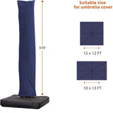 PURPLE LEAF Cantilever Umbrella Cover with Zipper Out Door Umbrella Patio Umbrella Cover