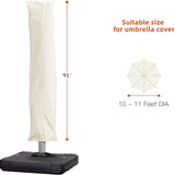 PURPLE LEAF Cantilever Umbrella Cover with Zipper Out Door Umbrella Patio Umbrella Cover