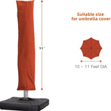 PURPLE LEAF Cantilever Umbrella Cover with Zipper Out Door Umbrella Patio Umbrella Cover