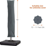 PURPLE LEAF Cantilever Umbrella Cover with Zipper Out Door Umbrella Patio Umbrella Cover