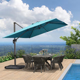 PURPLE LEAF Patio Outdoor Large Umbrella Square and Rectangular Cantilever Yard Sun Umbrellas