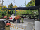 PURPLE LEAF Athena Louvered Pergola Outdoor Aluminum Pergola with Adjustable Roof for Deck Backyard Garden Hardtop Gazebo