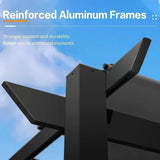 PURPLE LEAF Outdoor Retractable Pergola with Sun Shade Canopy Patio Aluminum Pergola for Garden