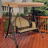PURPLE LEAF Outdoor Swing Chair Patio Porch Swing - Barcelona Series