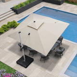PURPLE LEAF Outdoor Umbrella and Umbrella Base for Groot