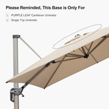PURPLE LEAF Cantilever Umbrella Weighted Base ZY01HLRBASE-75