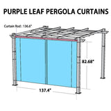 PURPLE LEAF Retractable Outdoor Curtains for Pergola, Gazebo, and More: Enjoy Your Outdoor Space in Comfort
