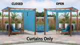 PURPLE LEAF Retractable Outdoor Curtains for Pergola, Gazebo, and More: Enjoy Your Outdoor Space in Comfort