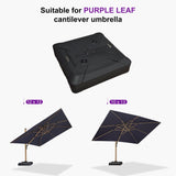 PURPLE LEAF Heavy Duty Outdoor Patio Cantilever Umbrella Base ZY04BSCJ