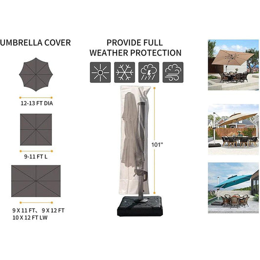 PURPLE LEAF Umbrella Cover Clearance