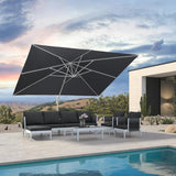 PURPLE LEAF White Patio Cantilever Umbrella Base ZY02XBBS-90