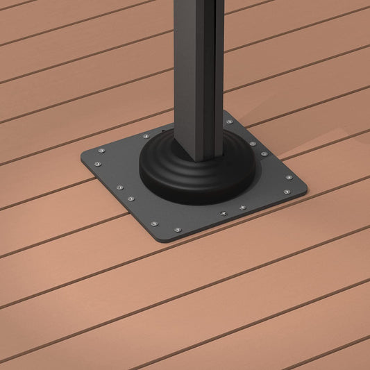 PURPLE LEAF OPEN BOX Steel Plate Patio Cantilever Umbrella Base ZYBASE-TB