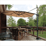 PURPLE LEAF Steel Plate Patio Cantilever Umbrella Base ZYBASE-TB