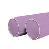 Ticking Stripe Velvet Bolster Pillow Cover