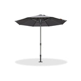 PURPLE LEAF Semi-Auto 1.9''/2.4''/3.1'' Pole Commercial Patio Umbrella Market Umbrella for Café, Restaurant & Hotel