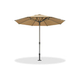 PURPLE LEAF Semi-Auto 1.9''/2.4''/3.1'' Pole Commercial Patio Umbrella Market Umbrella for Café, Restaurant & Hotel