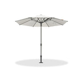 PURPLE LEAF Semi-Auto 1.9''/2.4''/3.1'' Pole Commercial Patio Umbrella Market Umbrella for Café, Restaurant & Hotel