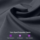 PURPLE LEAF Durable Patio Outdoor Umbrella Aluminum Round Cantilever Sun Yard Umbrellas For Pool, Deck