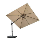 PURPLE LEAF Best Value Cantilever Patio Umbrella with Left-Right Tilt and 360° Swivel Outdoor Umbrellas
