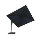 PURPLE LEAF Best Value Cantilever Patio Umbrella with Left-Right Tilt and 360° Swivel Outdoor Umbrellas
